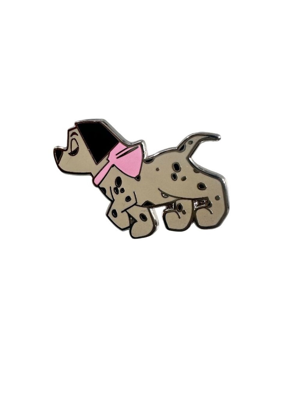 Dalmatian 101 Puppy Dog Lapel Pin Bow Accessories Brooch Badge Jewelry Pin
